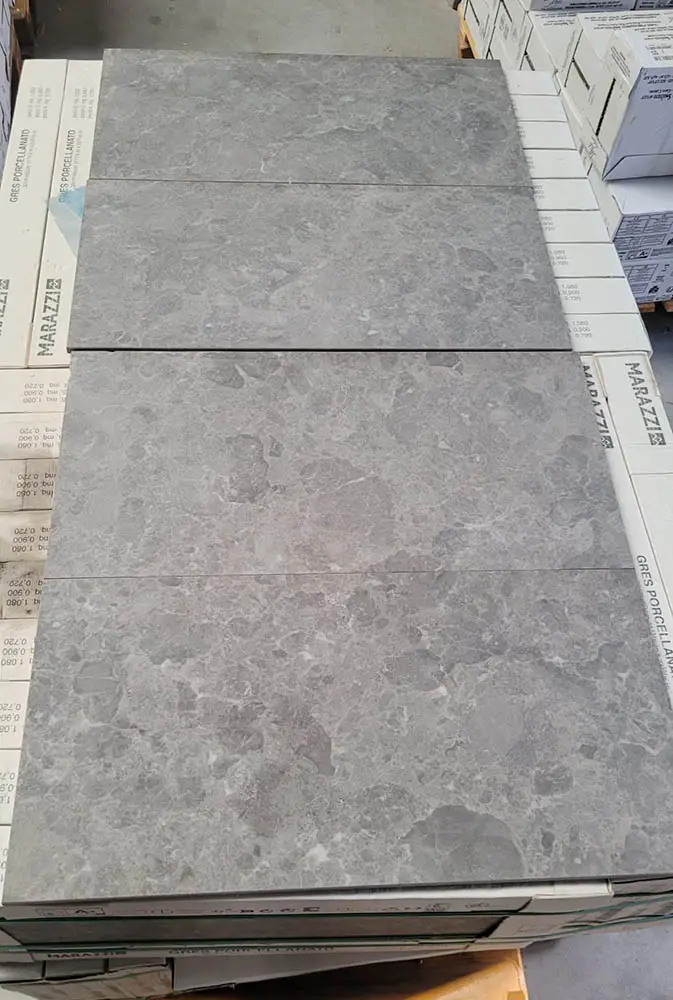Restpartij natuursteenlook / Ceppo vloertegels Marazzi Gris du Gent 30x60 cm bij Tegelstudio Zeeland in Vlissingen