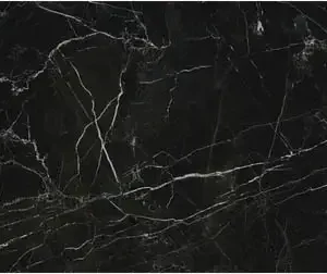 Restpartij marmerlook tegels van 60x120 cm, zwart met wit. Prissmacer Radon Negro bij Tegelstudio Zeeland in Vlissingen