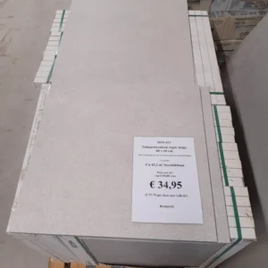 Restpartij Marazzi New Stone Beige natuursteenlook tegels van 60x60 cm bij Tegelstudio Zeeland in Vlissingen