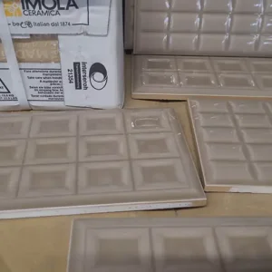 Restpartij decortegels van 12x18 cm, Imola Cento per Cento Cacao Tortora bij Tegelstudio Zeeland in Vlissingen