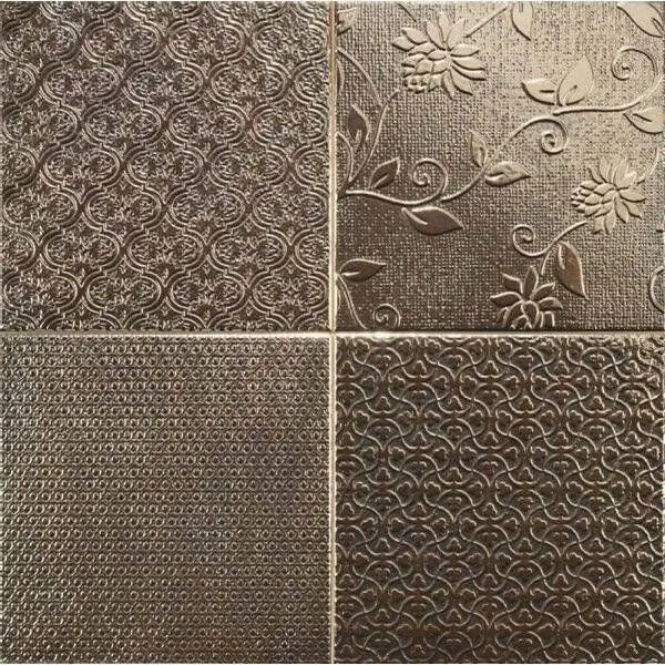 Restpartij Realondo Glint Oro 44x44 cm goudkleur decortegels bij Tegelstudio Zeeland in Vlissingen