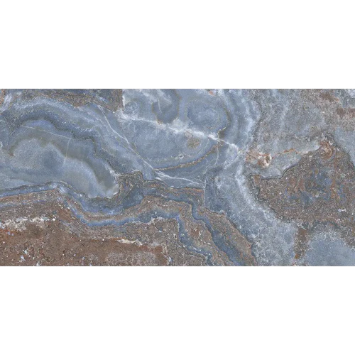 Impressiefoto bij restpartij Cifre Jewel Blue Pulido 60x120 cm marmerlook tegels bij Tegelstudio Zeeland in Vlissingen