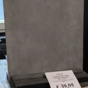 Antraciet betonlook tegels van 60x60 cm bij Tegelstudio Zeeland in Vlissingen