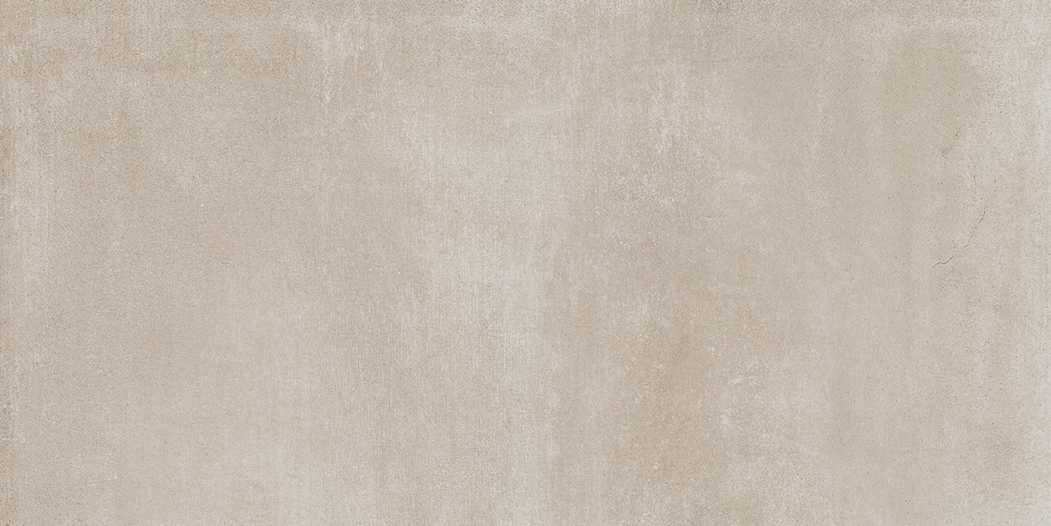 Beige betonlook tegels van 30x60 cm in het verkoopmagazijn van Tegelstudio Zeeland in Vlissingen. Verkrijgbaar in 30x60, 60x60, 90x90 en 60x120 cm
