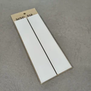 Grace handvormlook tegels, wit, 5x25 cm bij Tegelstudio Zeeland in Vlissingen
